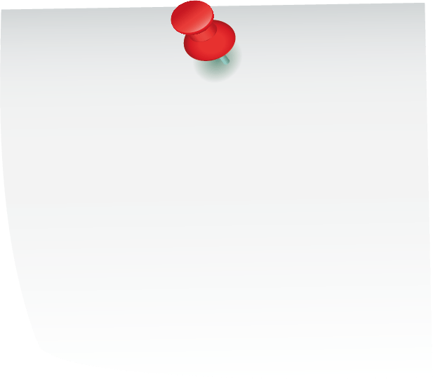 post it avec punaise sans fd blancpng